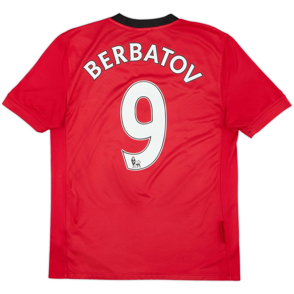 2009-10 Manchester United Home Shirt Berbatov #9 - 5/10 - (S)