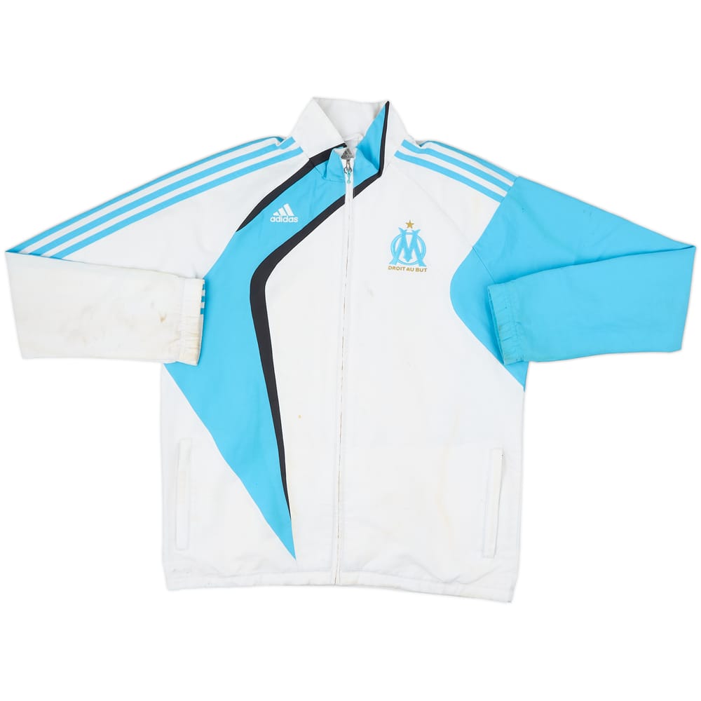 2009-10 Olympique Marseille adidas Track Jacket - 4/10 - (XL.Boys)