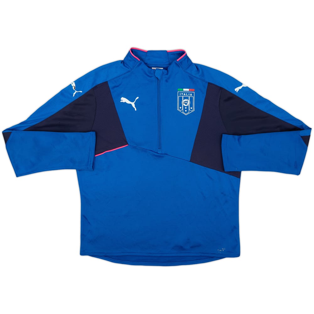 2014-15 Italy Puma 1/2 Zip Drill Top - 4/10 - (M)