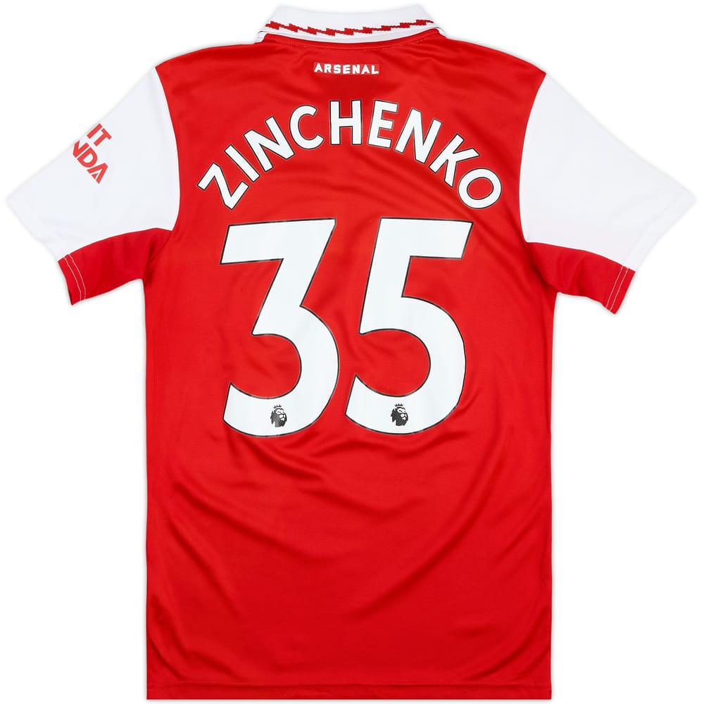 2022-23 Arsenal Home Shirt Zinchenko #35 - 6/10 - (XS)