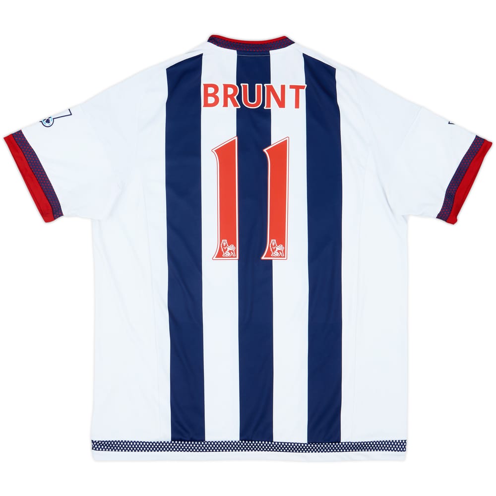 2015-16 West Brom Home Shirt Brunt #11 - 8/10 - (XL)