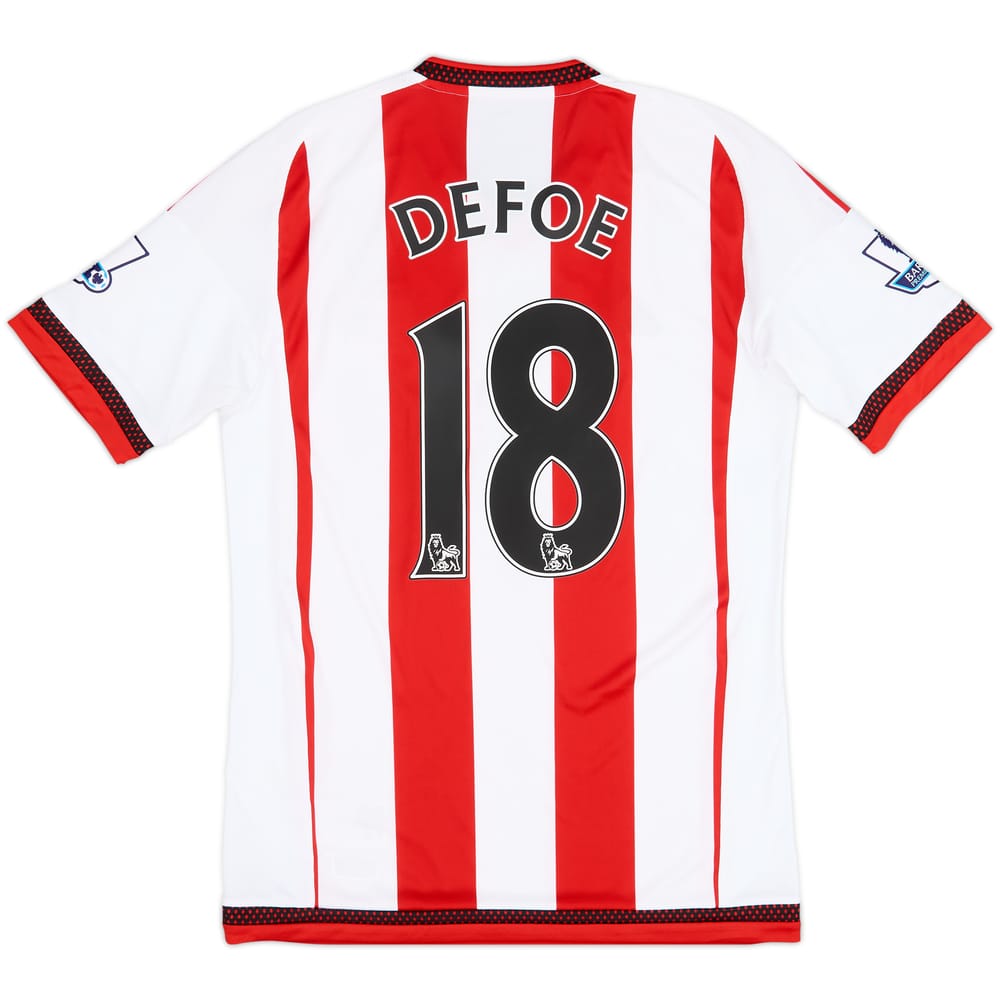 2015-16 Sunderland Home Shirt Defoe #18 - 6/10 - (S)
