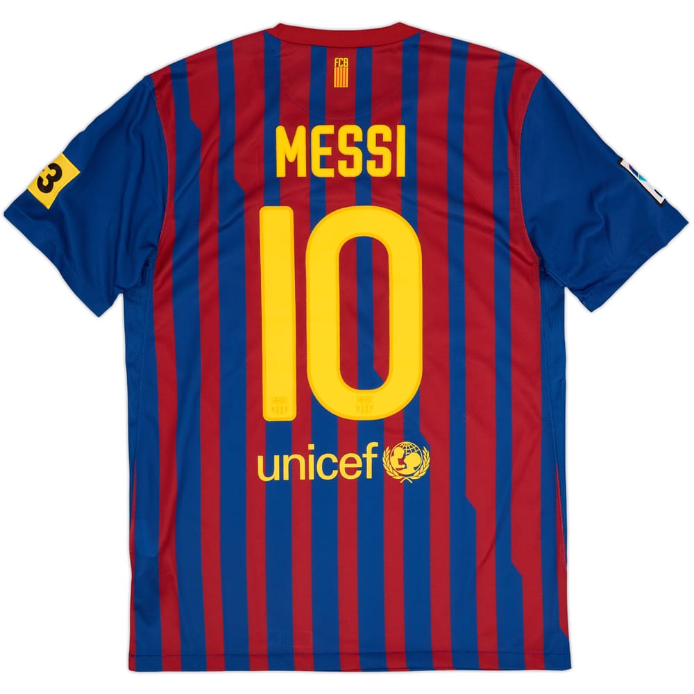2011-12 Barcelona Home Shirt Messi #10 - 8/10 - (M)