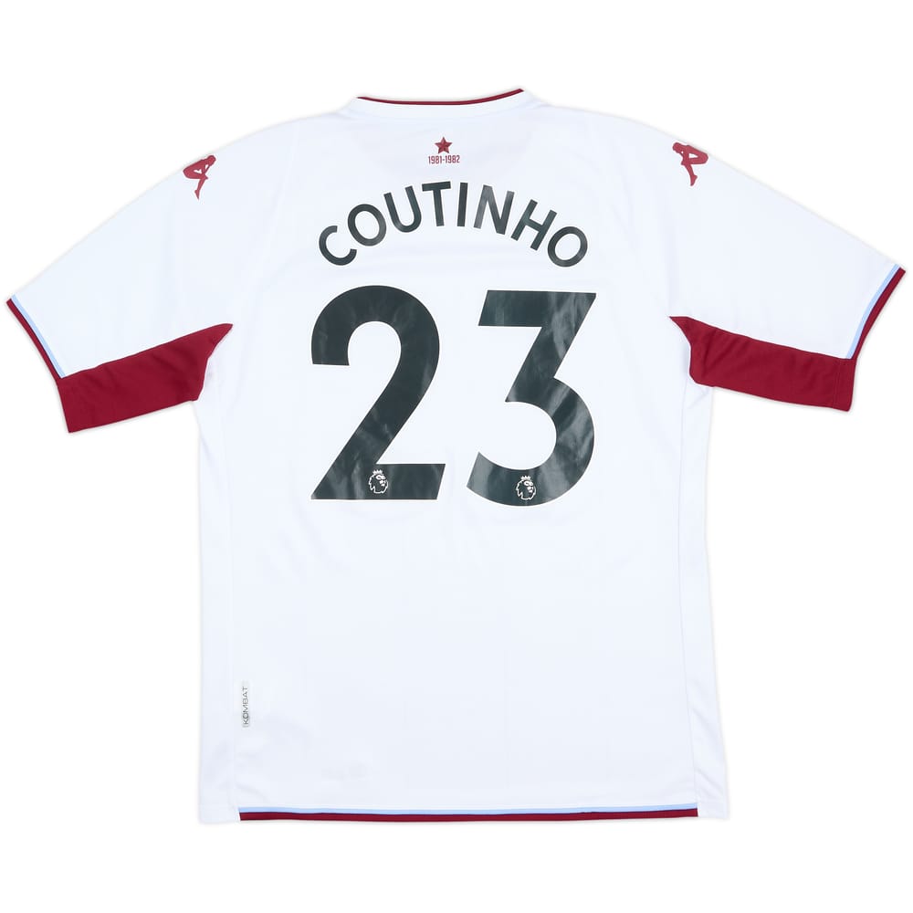 2021-22 Aston Villa Away Shirt Coutinho #23 - 9/10 - (XL)
