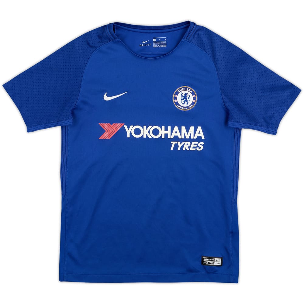 2017-18 Chelsea Home Shirt - 8/10 - (M.Boys)