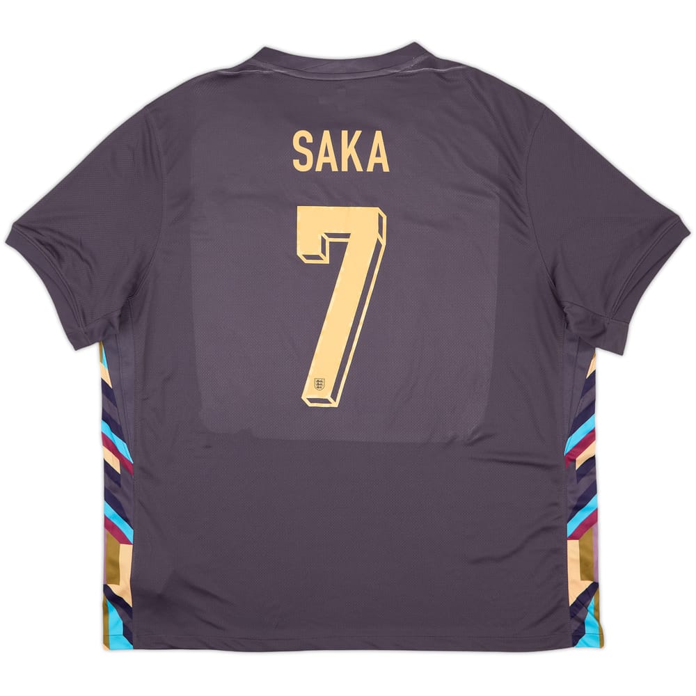 2024-25 England Away Shirt Saka #7 - 6/10 - (XXL)