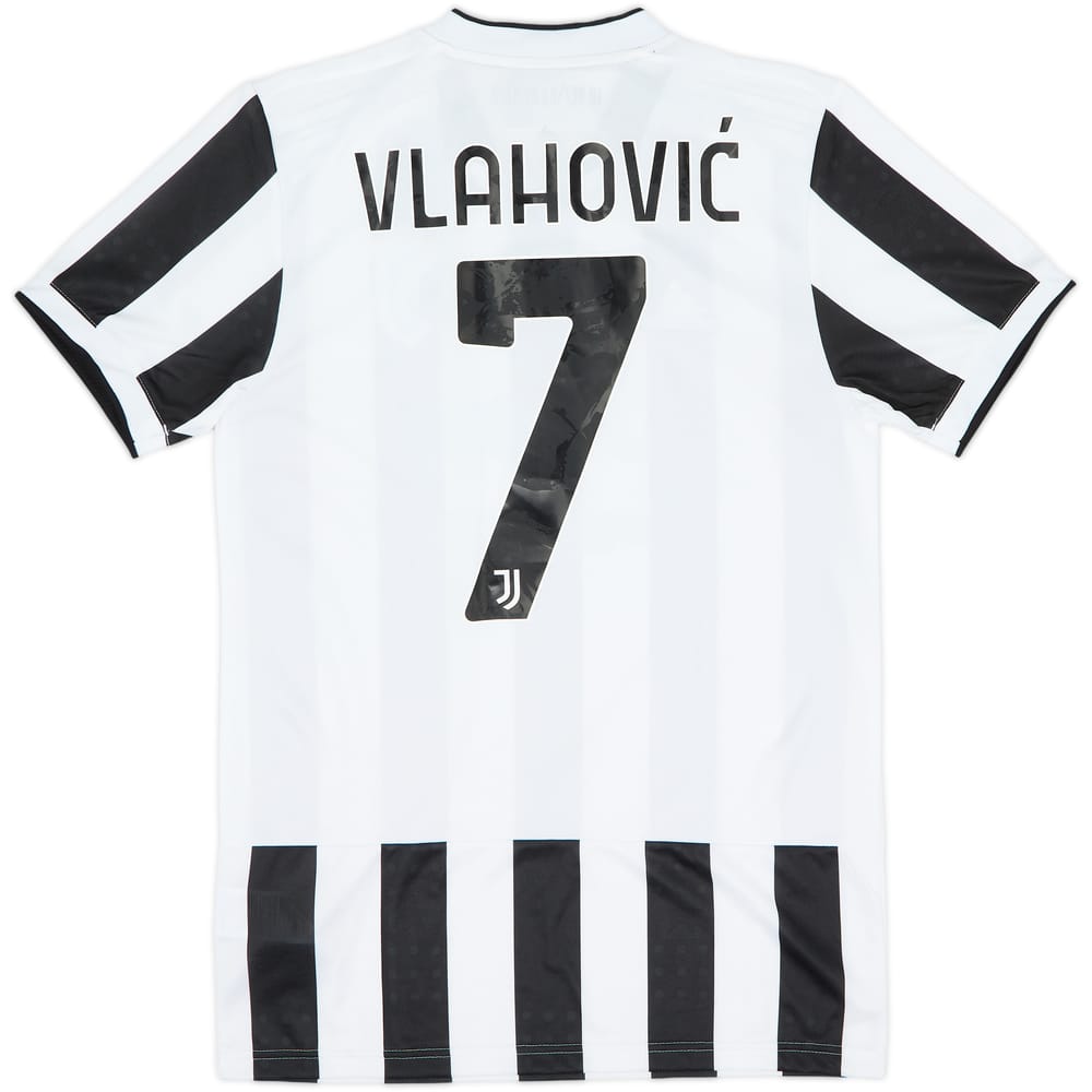 Camiseta de local del Juventus 2021-22 Vlahovic #7 (S)