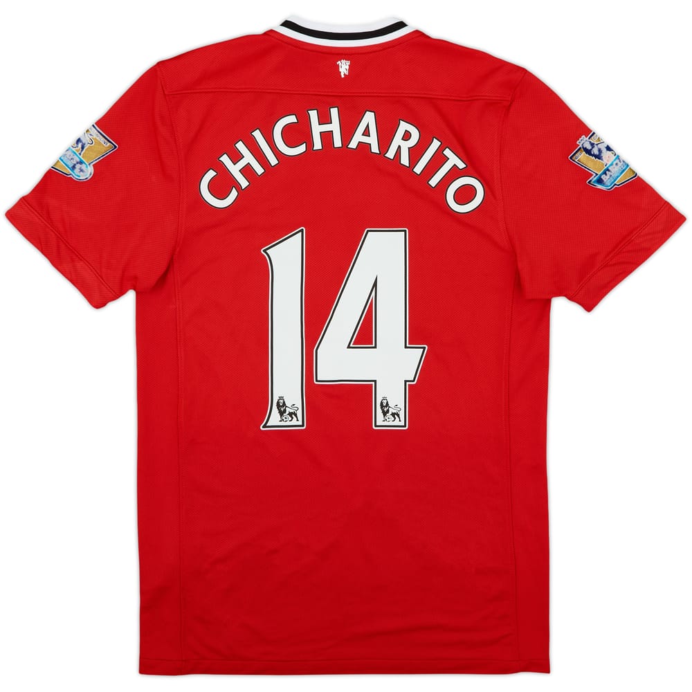 2011-12 Manchester United Home Shirt Chicharito #14 - 6/10 - (S)