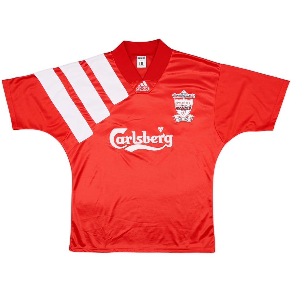 1992-93 Liverpool Centenary Home Shirt - 8/10 - (M/L)