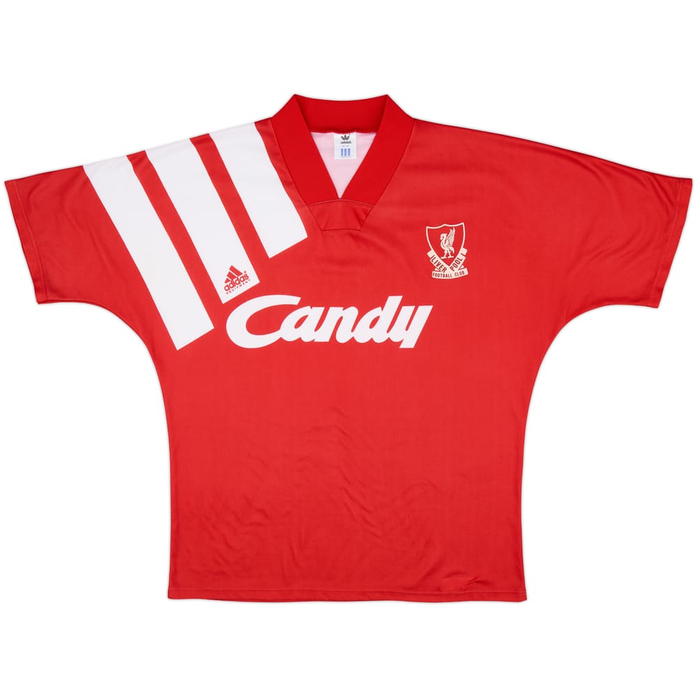 1991-92 Liverpool Home Shirt - 8/10 - (L)