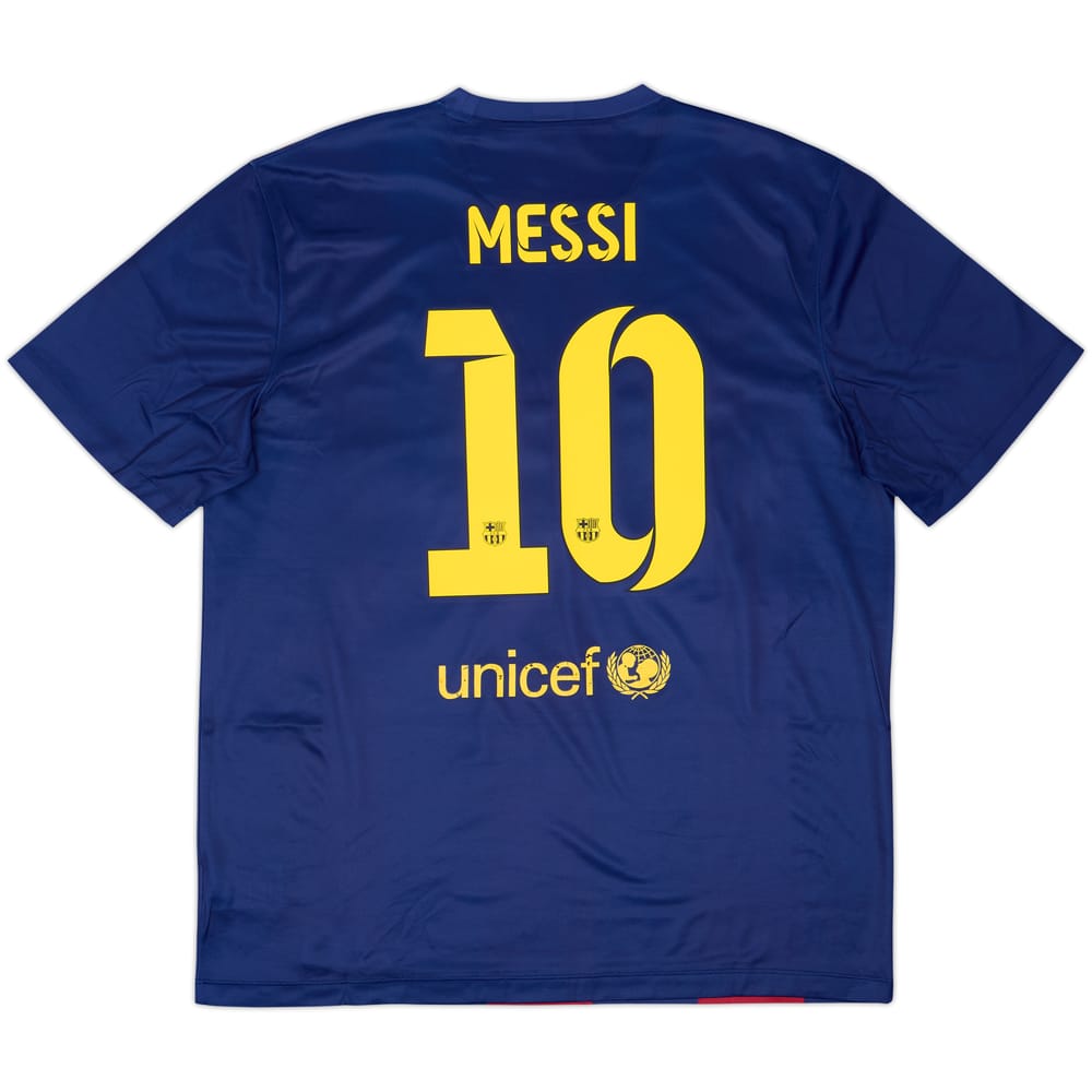 2014-15 Barcelona Basic Home Shirt Messi #10 - 6/10 - (XL)