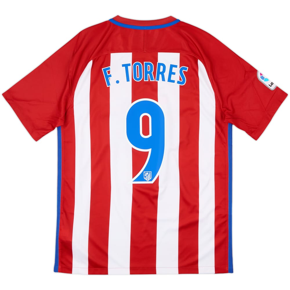 Camiseta de local del Atletico Madrid 2016-17 Torres #9 - 7/10 - (M)