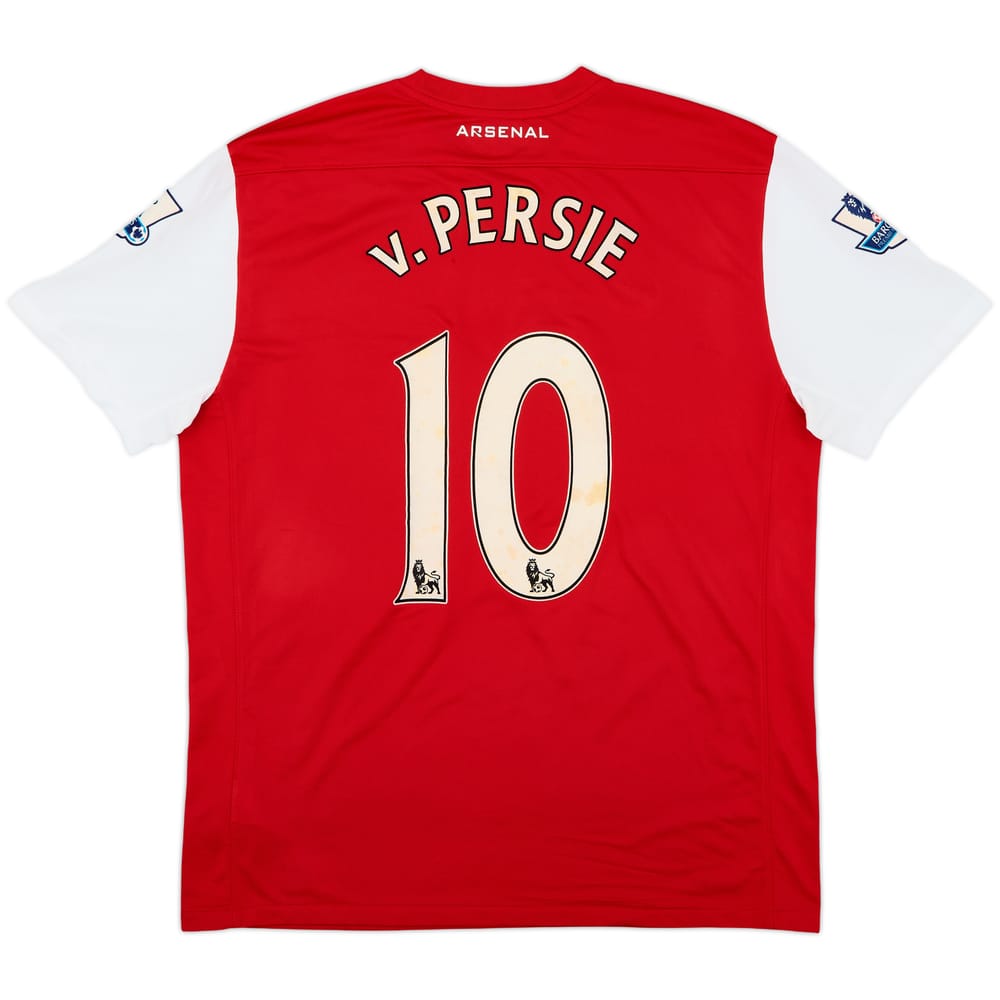 2011-12 Arsenal Home Shirt v. Persie #10 - 5/10 - (XL)