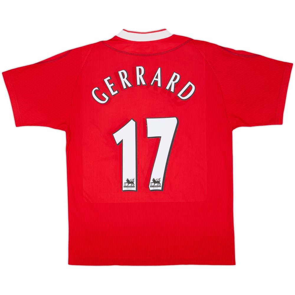 2002-04 Liverpool Home Shirt Gerrard #17 - 5/10 - (M)