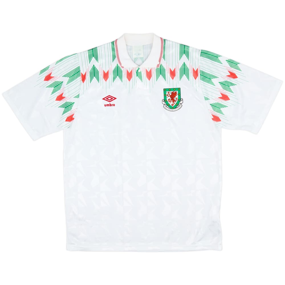 1990-92 Wales Away Shirt - 10/10 - (L)