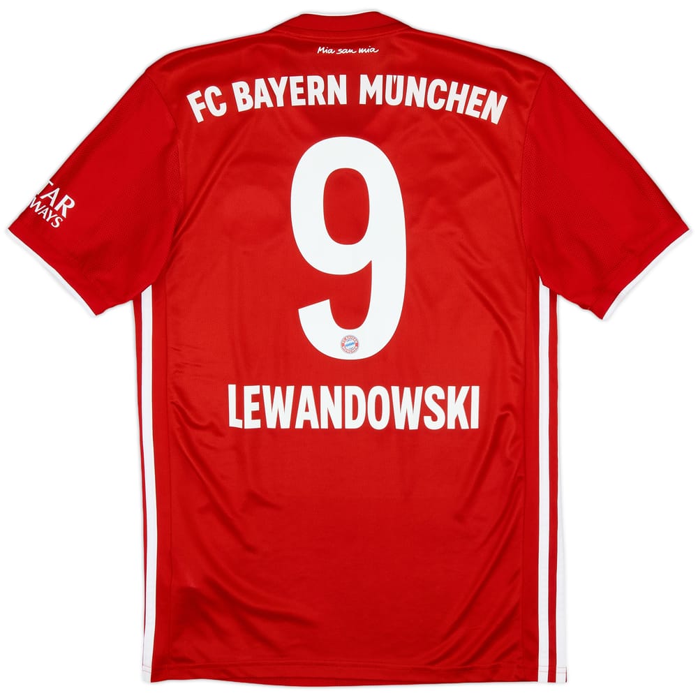 2020-21 Bayern Munich Home Shirt Lewandowski #9 - 10/10 - (S)