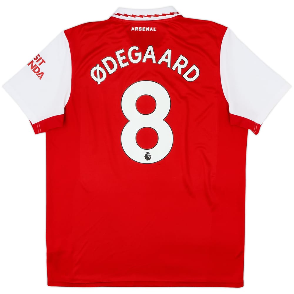 2022-23 Arsenal Home Shirt Odegaard #8 - 8/10 - (L)