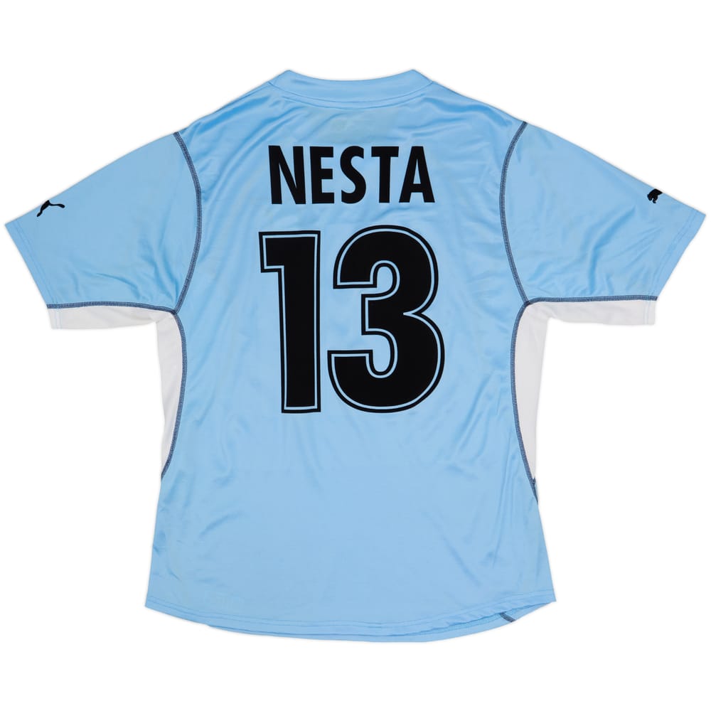 2001-02 Lazio Home Shirt Nesta #13 - 7/10 - (XL)