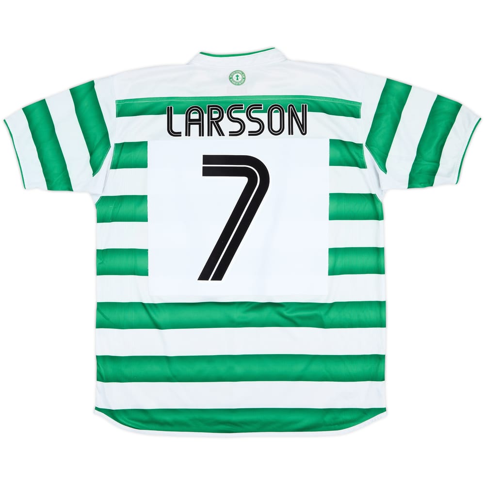 2003-04 Celtic Home Shirt Larsson #7 - 8/10 - (L)