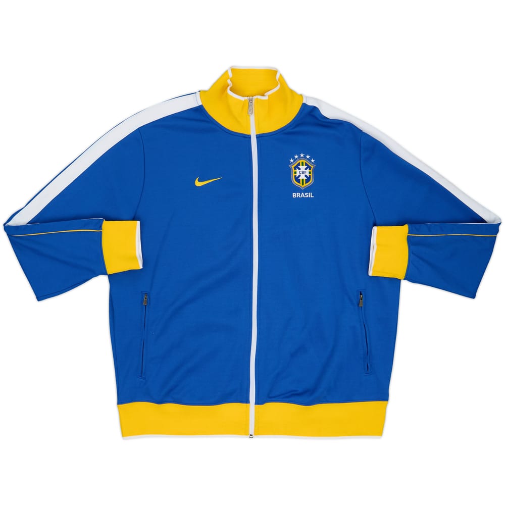 2010-11 Brazil Nike Track Jacket - 8/10 - (XXL)