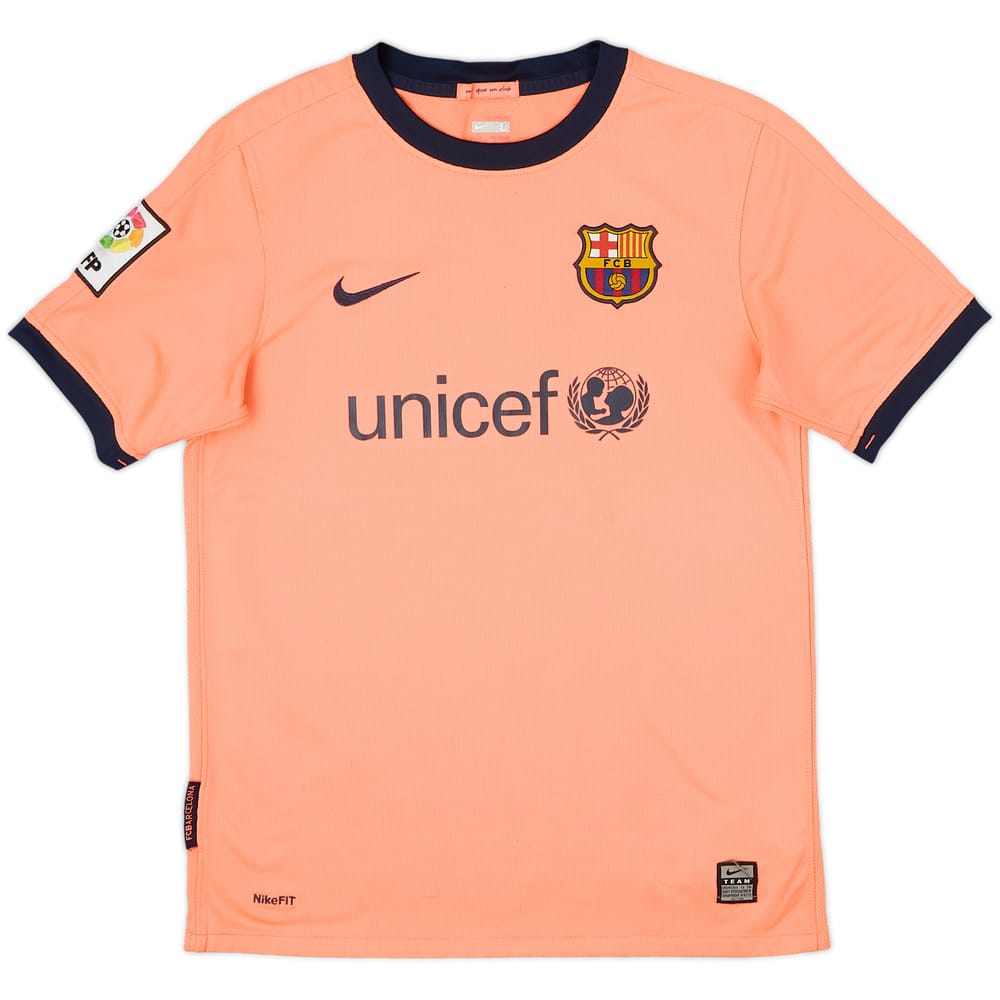 2009-10 Barcelona Away Shirt - 8/10 - (L.Boys)