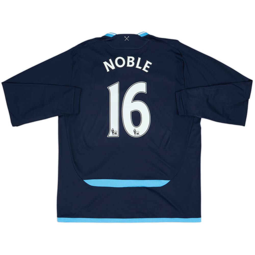 2009-10 West Ham Away L/S Shirt Noble #16 - 10/10 - (XL)
