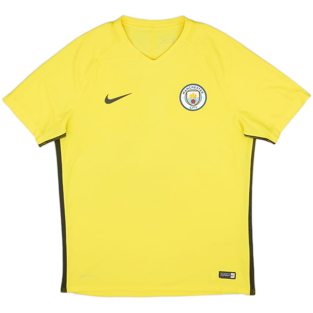 2017-18 Manchester City Authentic Nike Training Shirt - 8/10 - (L)