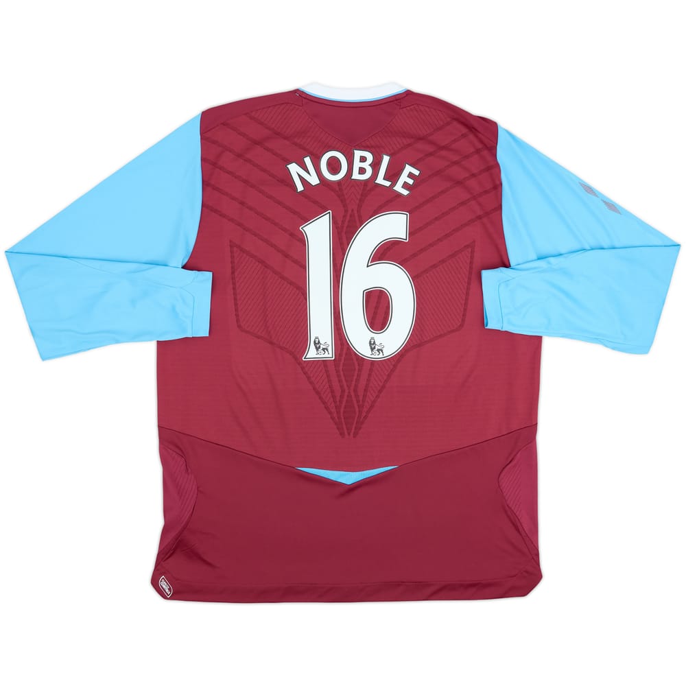 2007-08 West Ham Home L/S Shirt Noble #16 - 9/10 - (XL)