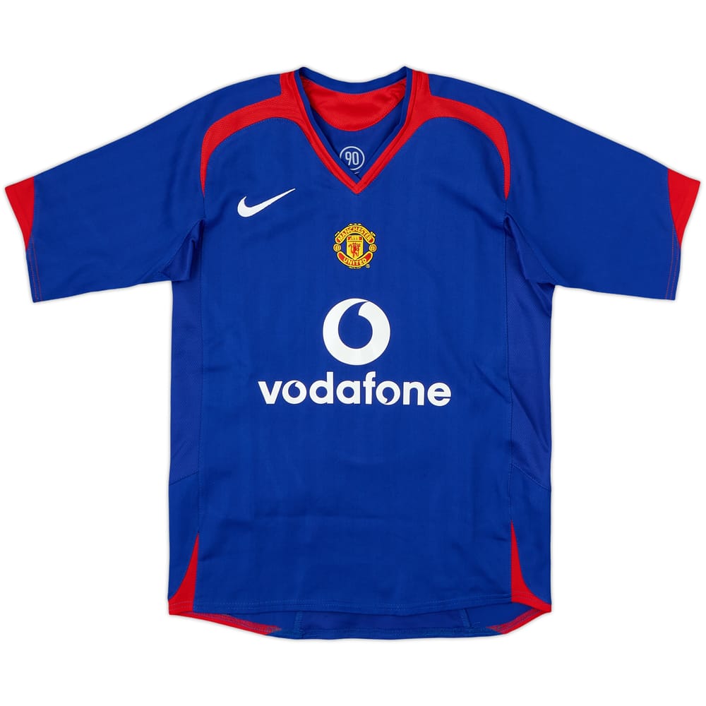 2005-06 Manchester United Camiseta de visitante - 9/10 - (M.Boys)