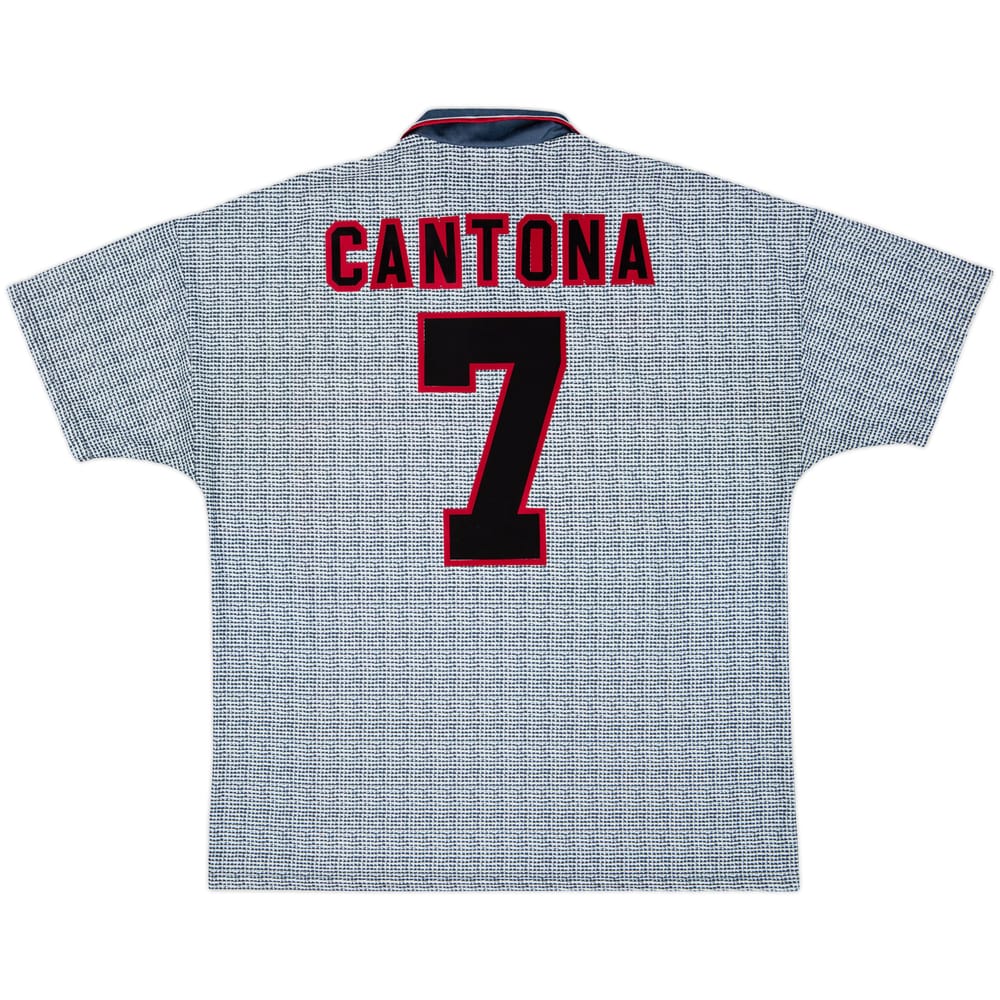 1995-96 Manchester United Away Shirt Cantona #7 - 9/10 - (XL)