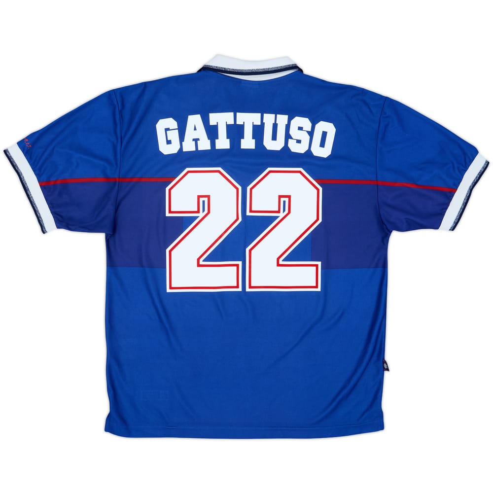 1997-99 Rangers Home Shirt Gattuso #22 - 8/10 - (L)