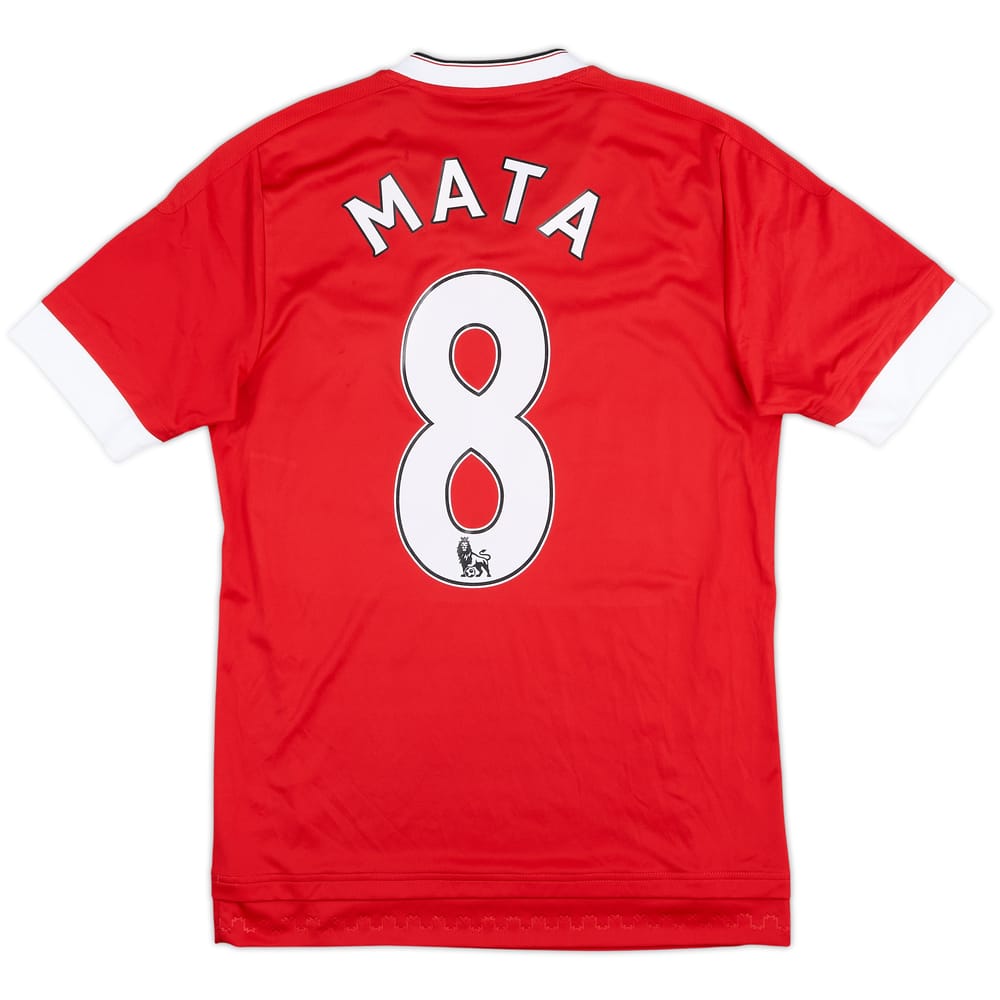 2015-16 Manchester United Home Shirt Mata #8 - 8/10 - (S)