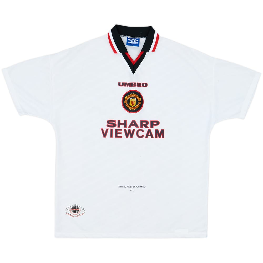 1996-97 Manchester United Away Shirt - 5/10 - (XL)