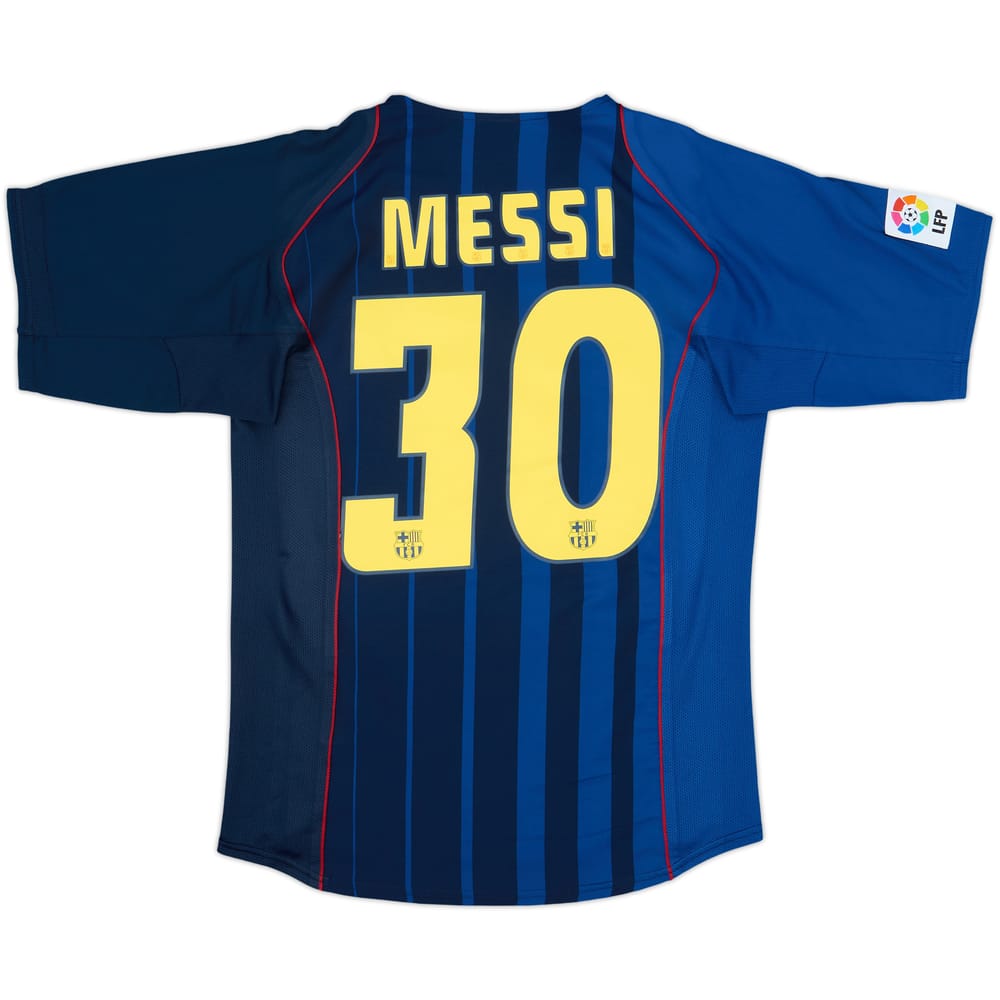2004-05 Barcelona Camiseta de Visitante Messi #30 - 8/10 - (S)