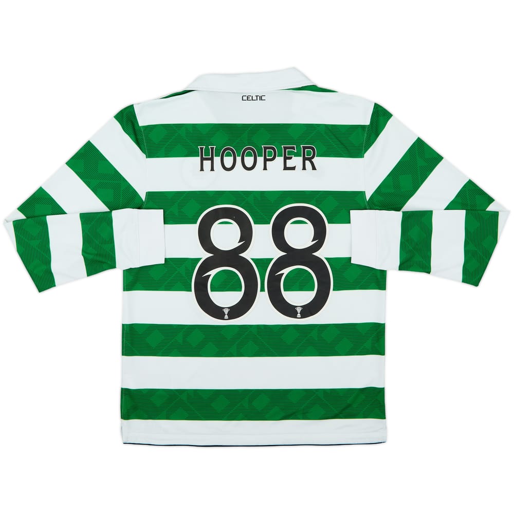 2010-12 Celtic Home L/S Shirt Hooper #88 - 8/10 - (M)