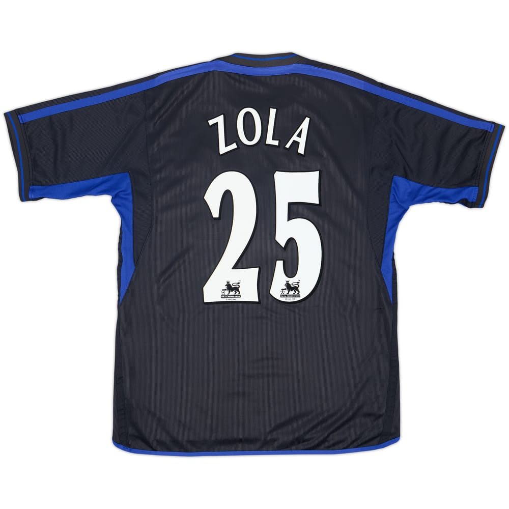 2002-04 Chelsea Away Shirt Zola #25 - 8/10 - (L)