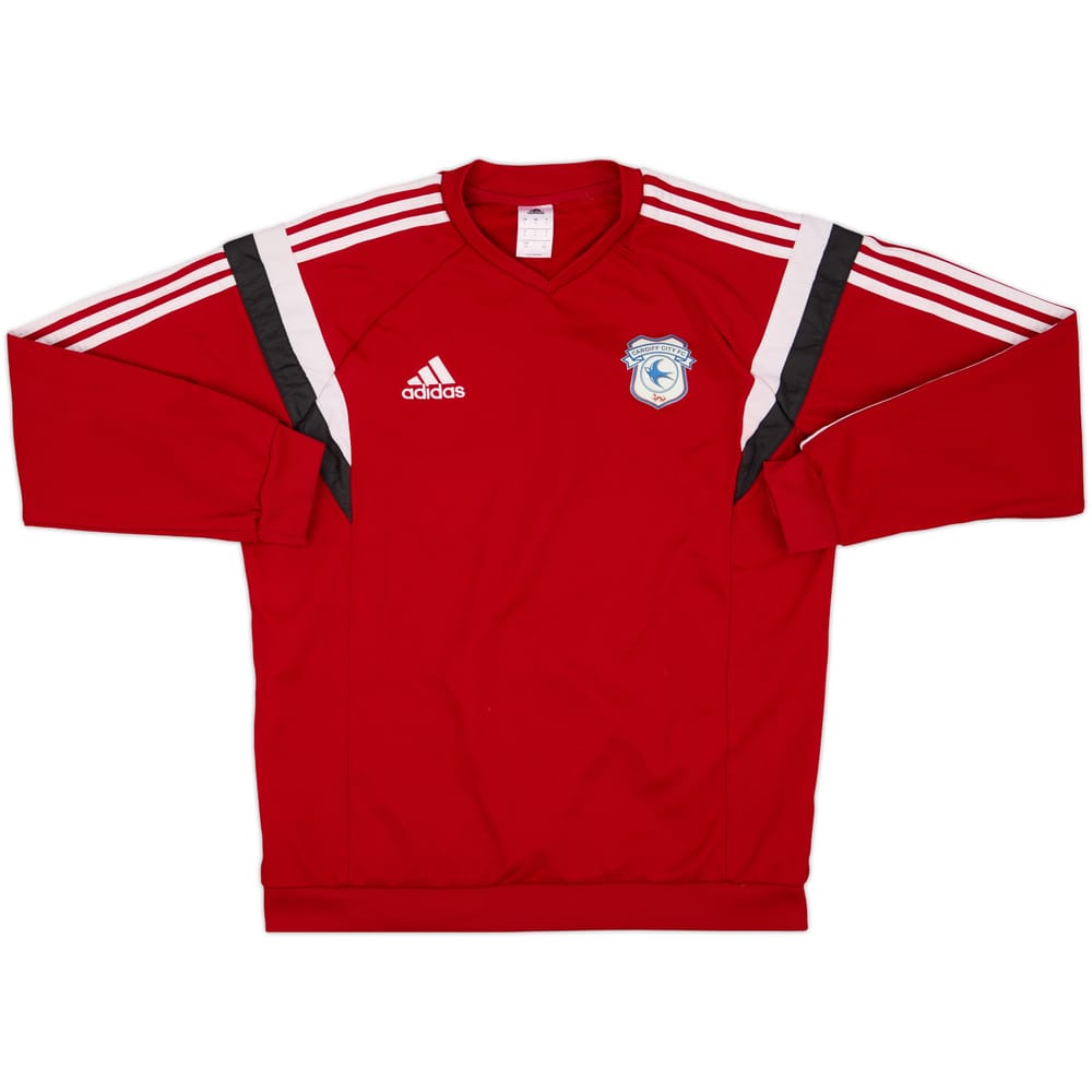 2015-16 Cardiff City adidas Sweat Top - 8/10 - (L)