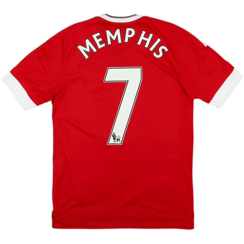 2015-16 Manchester United Home Shirt Memphis #7 - 6/10 - (S)