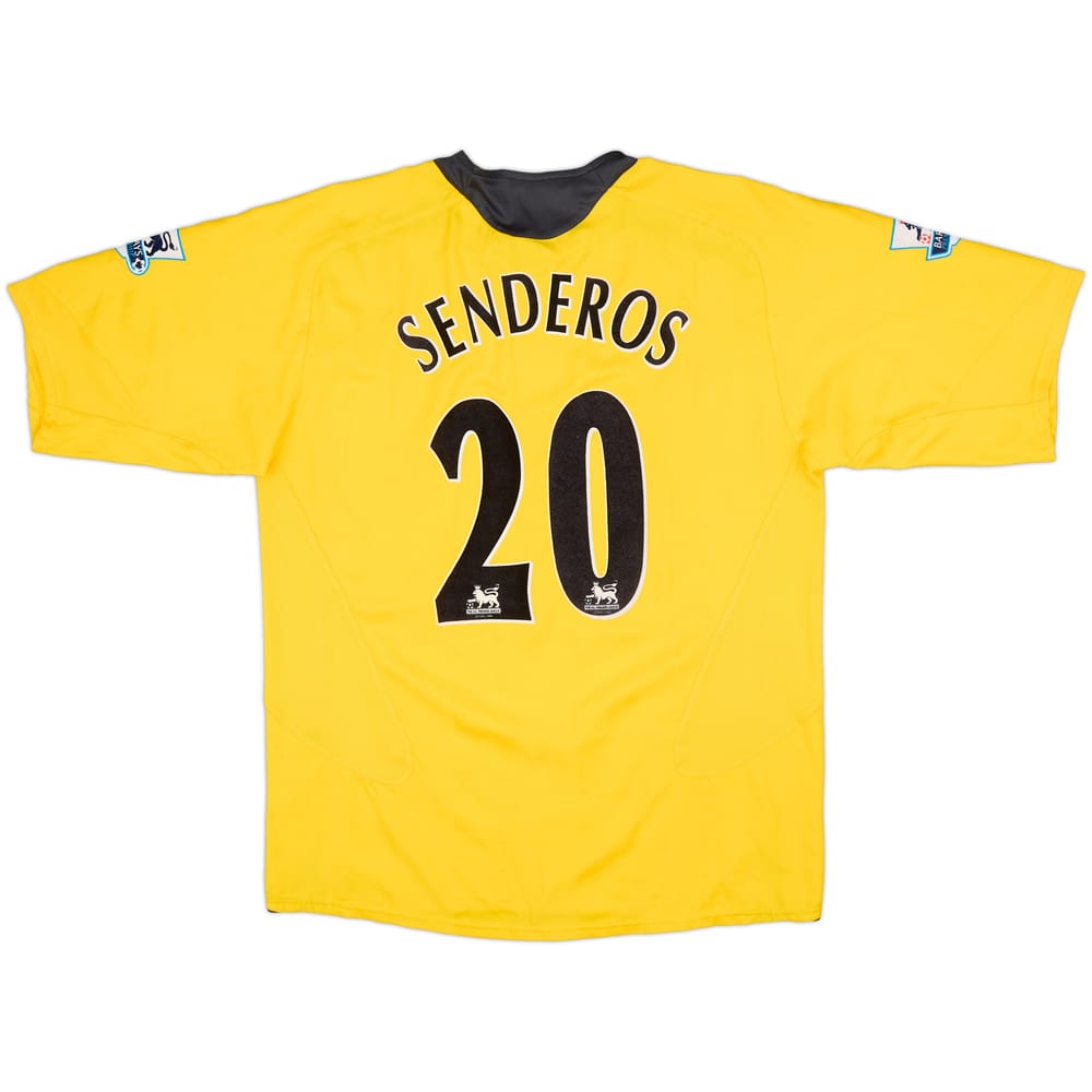 2005-06 Arsenal Away Shirt Senderos #20 - 8/10 - (L)