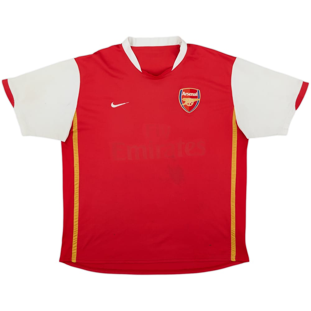 2006-08 Arsenal Home Shirt - 3/10 - (XL)
