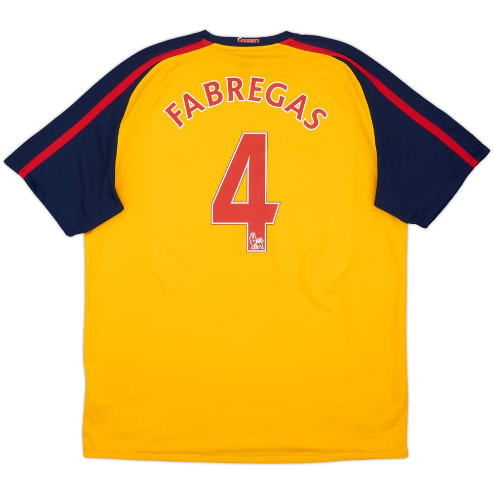 2008-09 Arsenal Camiseta Visitante Fabregas #4 - 6/10 - (XL)