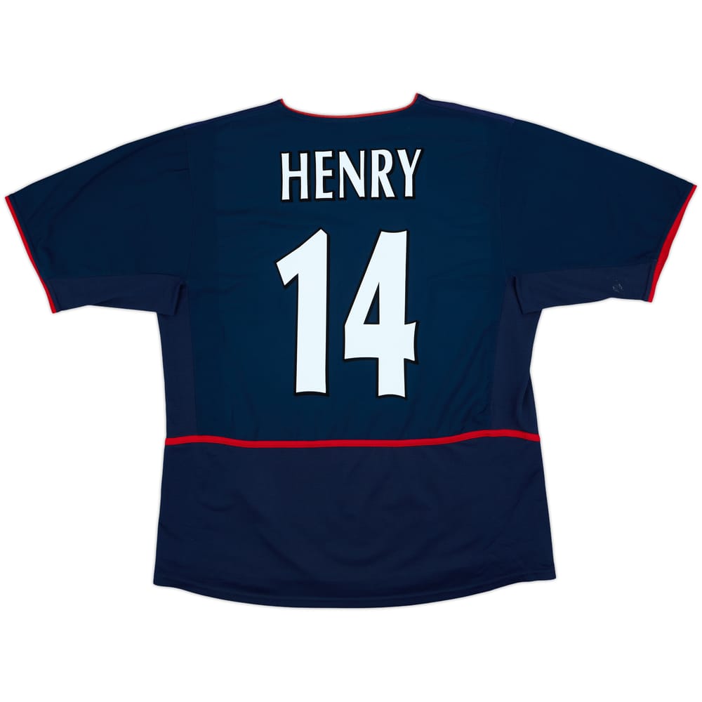 2002-04 Arsenal Away Shirt Henry #14 - 6/10 - (L)