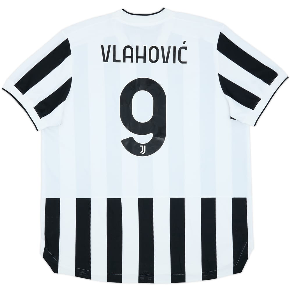 2021-22 Juventus Authentic Home Shirt Vlahovic #9 (XXL)