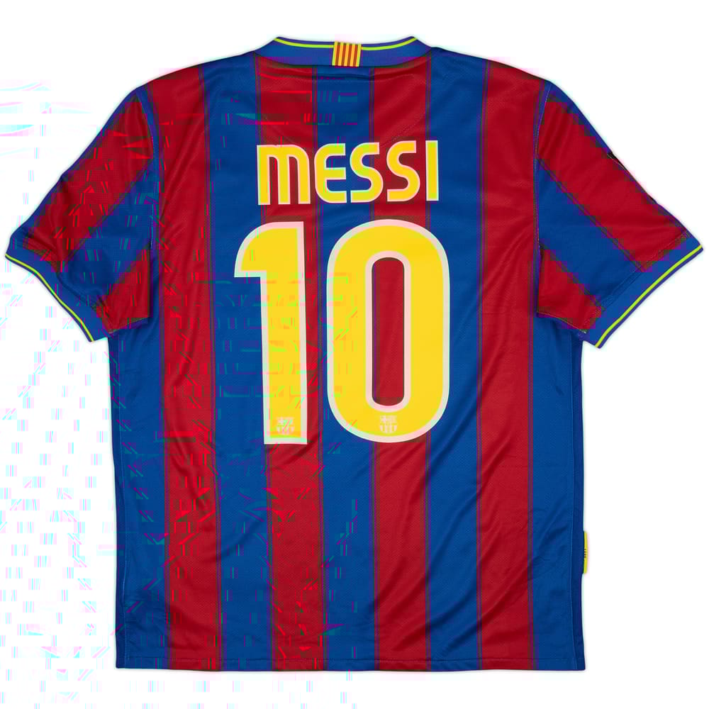 2009-10 Barcelona Local Camiseta Messi #10 - 7/10 - (M)
