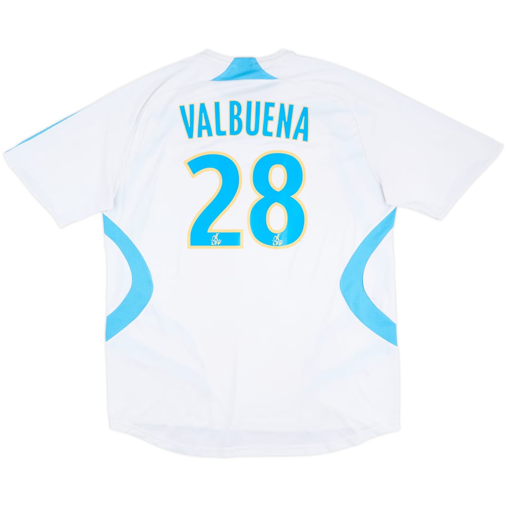 2007-08 Olympique Marseille Home Shirt Valbuena #28 - 6/10 - (XL)