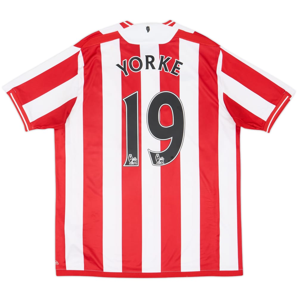2009-10 Sunderland Home Shirt Yorke #19 - 7/10 - (L)