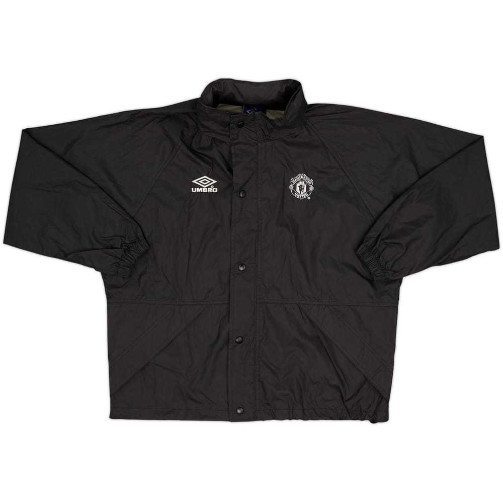 2000-01 Manchester United Umbro Hooded Rain Jacket - 8/10 - (Y)