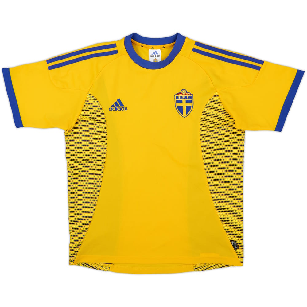 2002-03 Sweden Home Shirt - 8/10 - (XL.Boys)