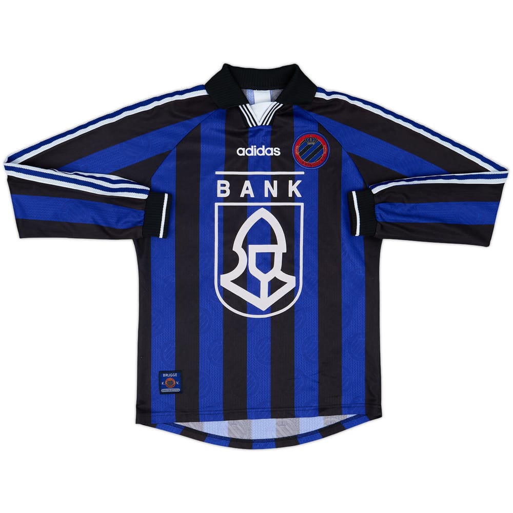 1997-98 Club Brugge Home L/S Shirt - 8/10 - (S)