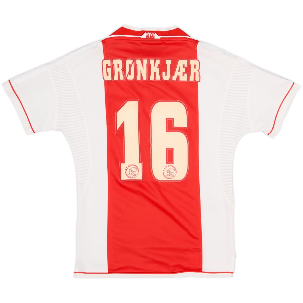 1999-00 Ajax Home Shirt Gronkjaer #16 - 6/10 - (S)